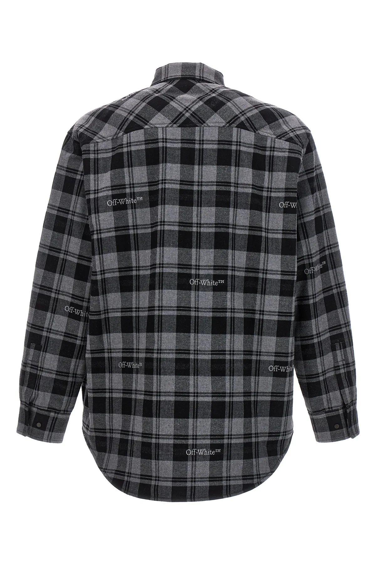 check flannel padded check print flannel jacket