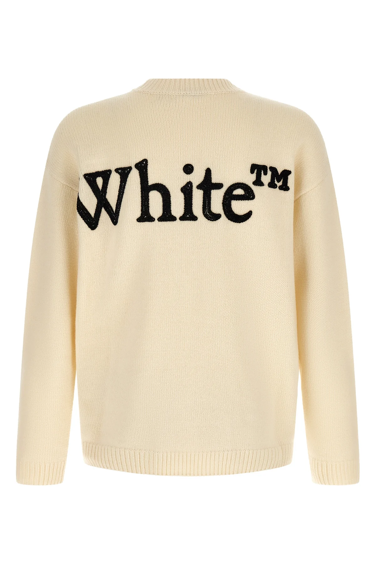 OFF-WHITE L the off-white bookish shared crew neck sweater