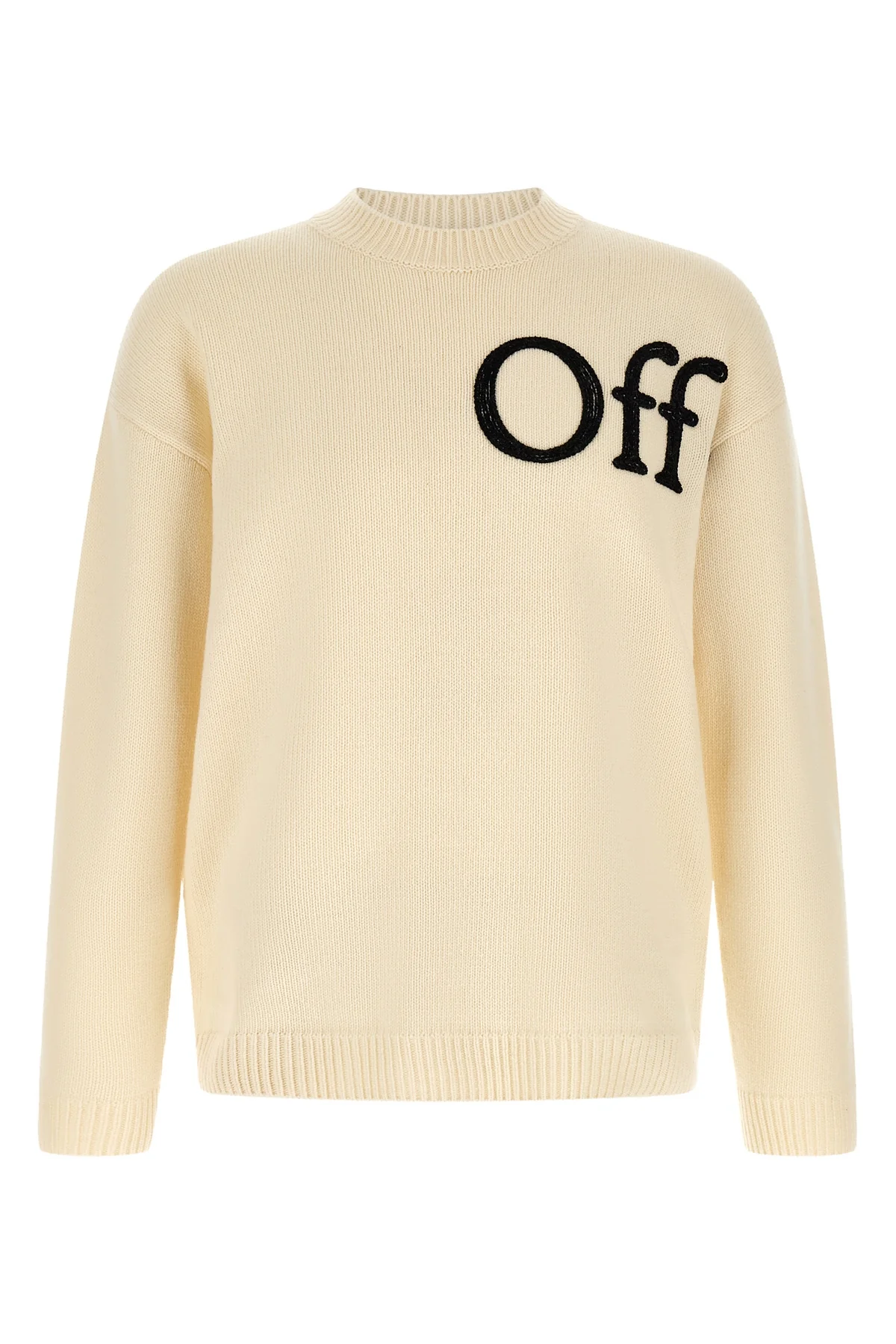 OFF-WHITE L the off-white bookish shared crew neck sweater