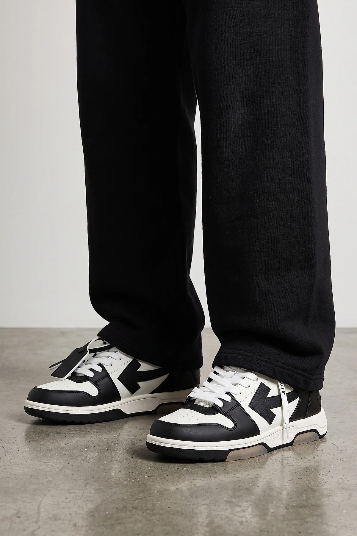 the off-white out of office sneakers feature a structured low-top silhouette d