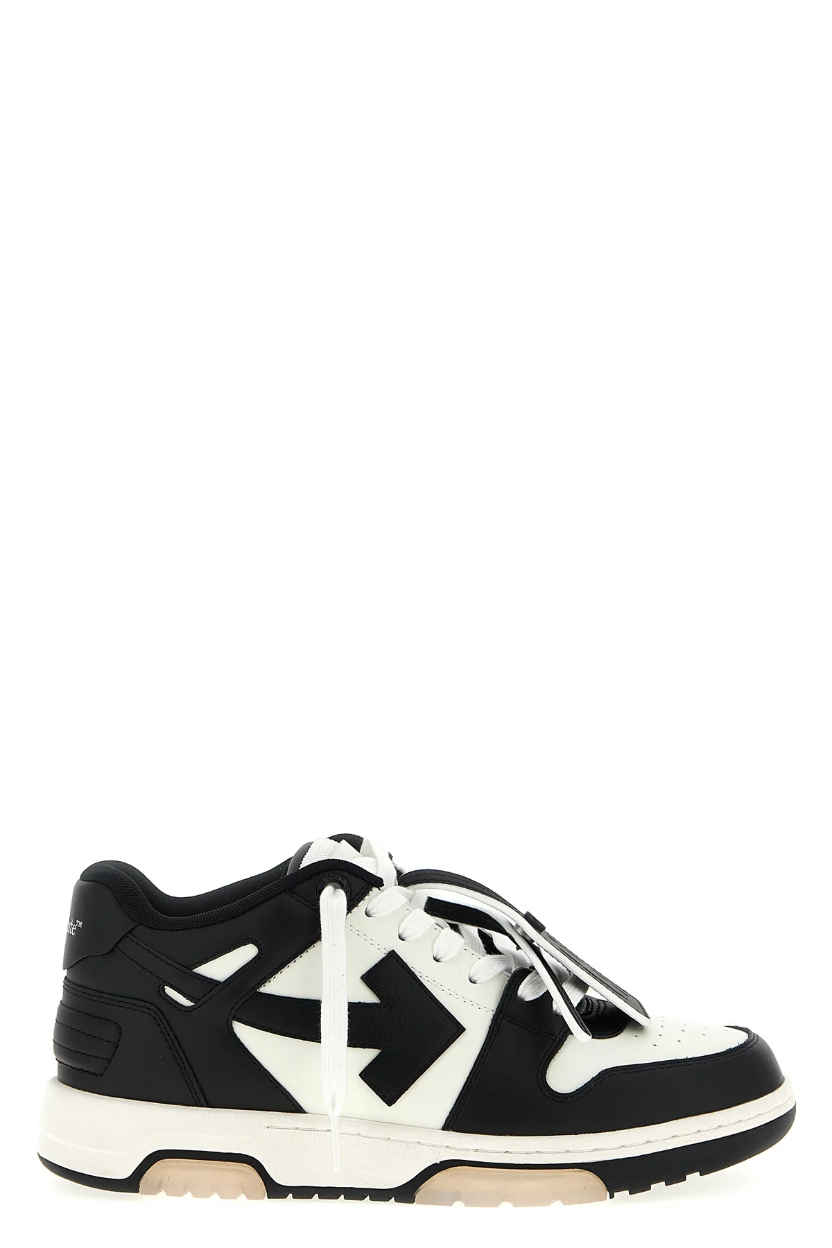 OFF-WHITE 40 the off-white out of office sneakers feature a structured low-top silhouette d