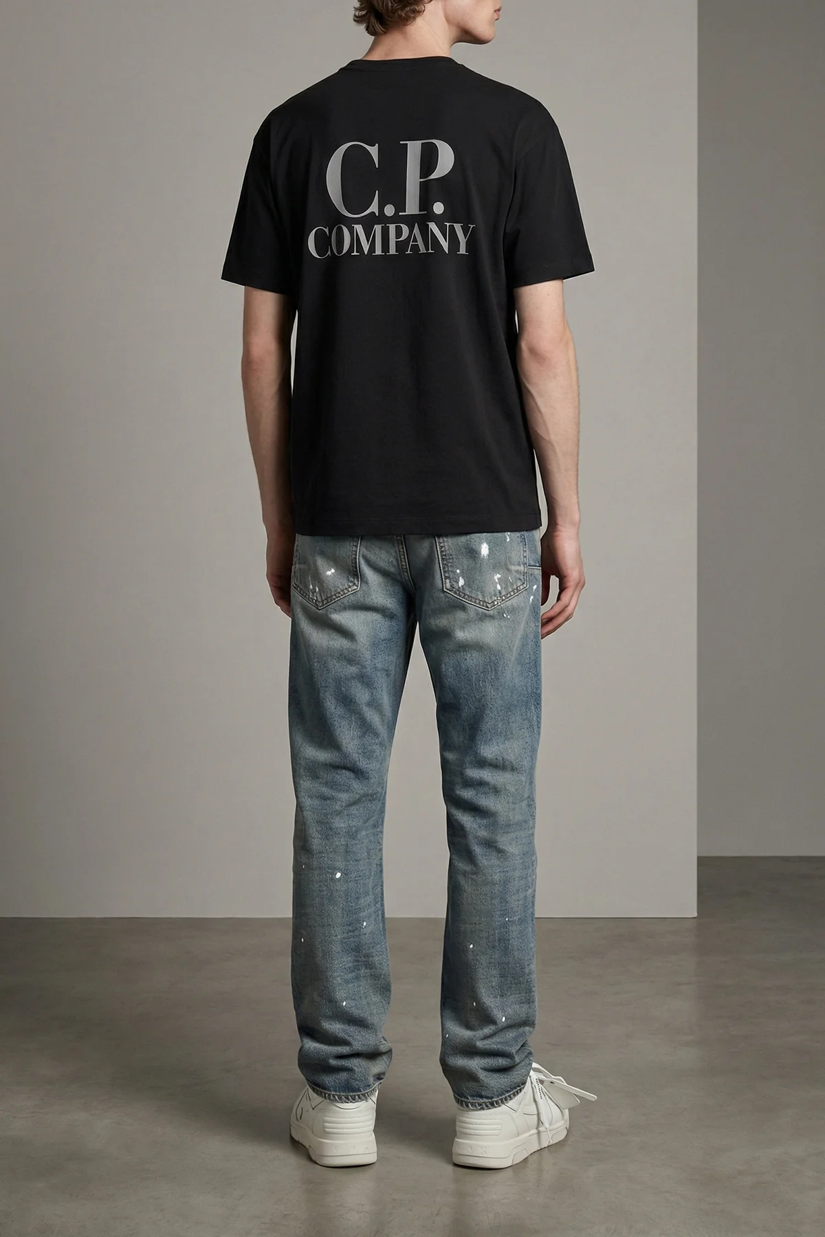OFF-WHITE 40 out of office leather sneakers