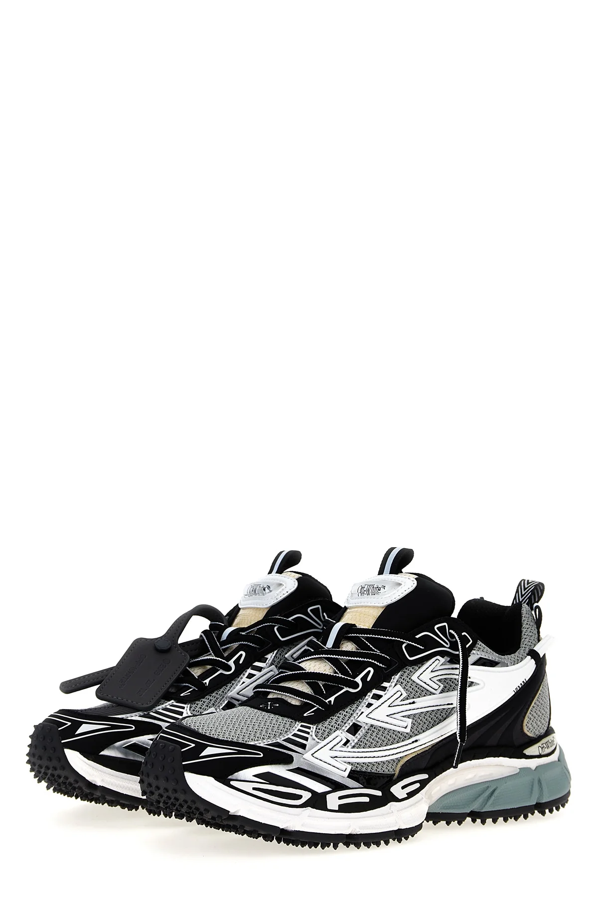 be right back sneakers in technical fabric and leather