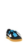 end of play nylon and hairy suede sneakers