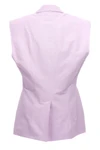 n°4 single breast cotton and linen blend blazer jacket