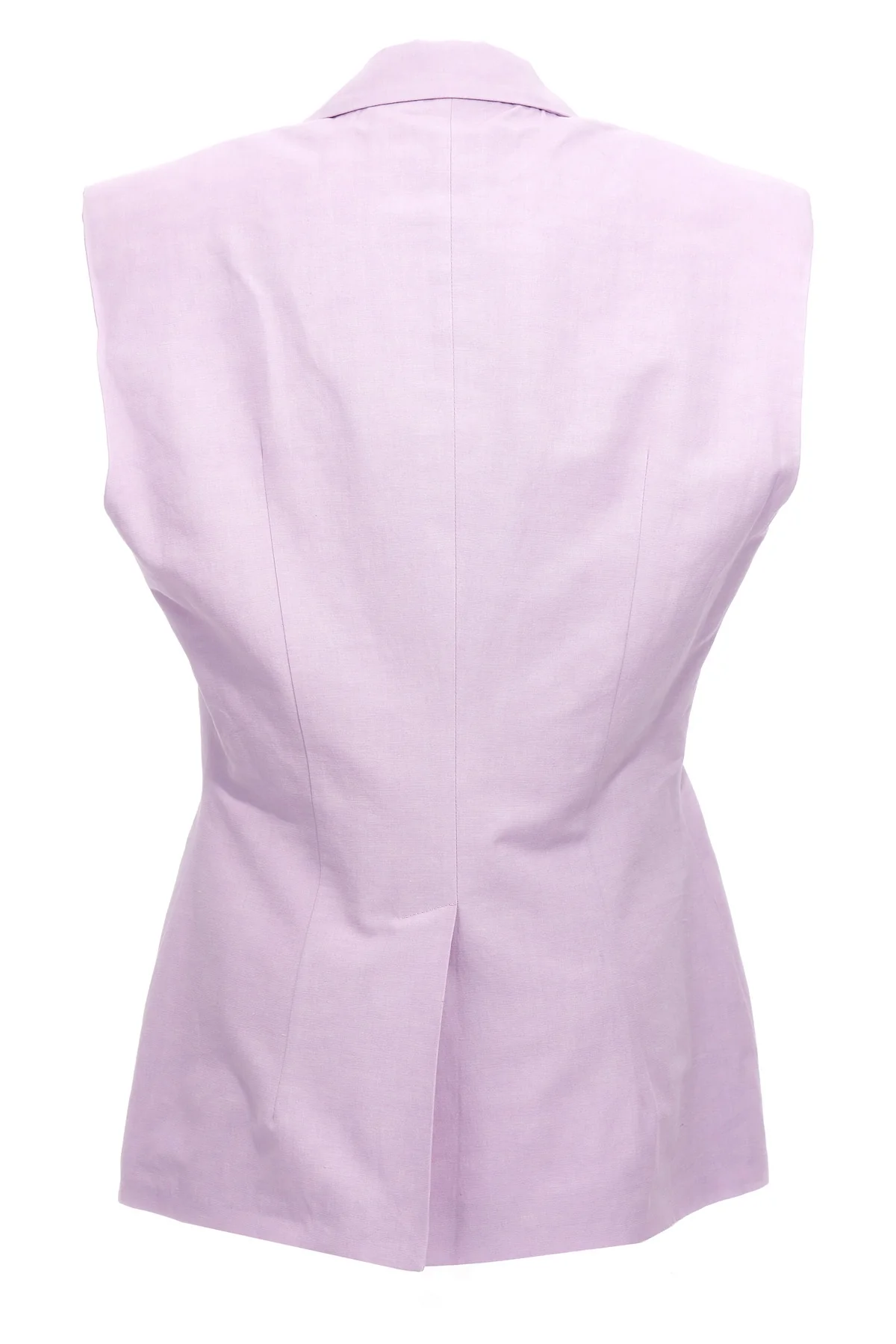 n°4 single breast cotton and linen blend blazer jacket