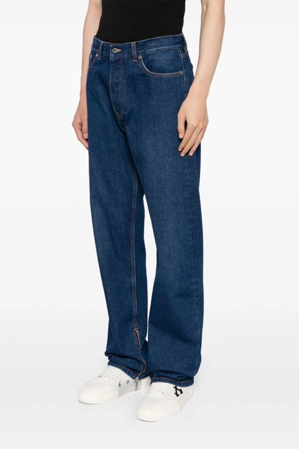 arr zip skate cotton denim jeans