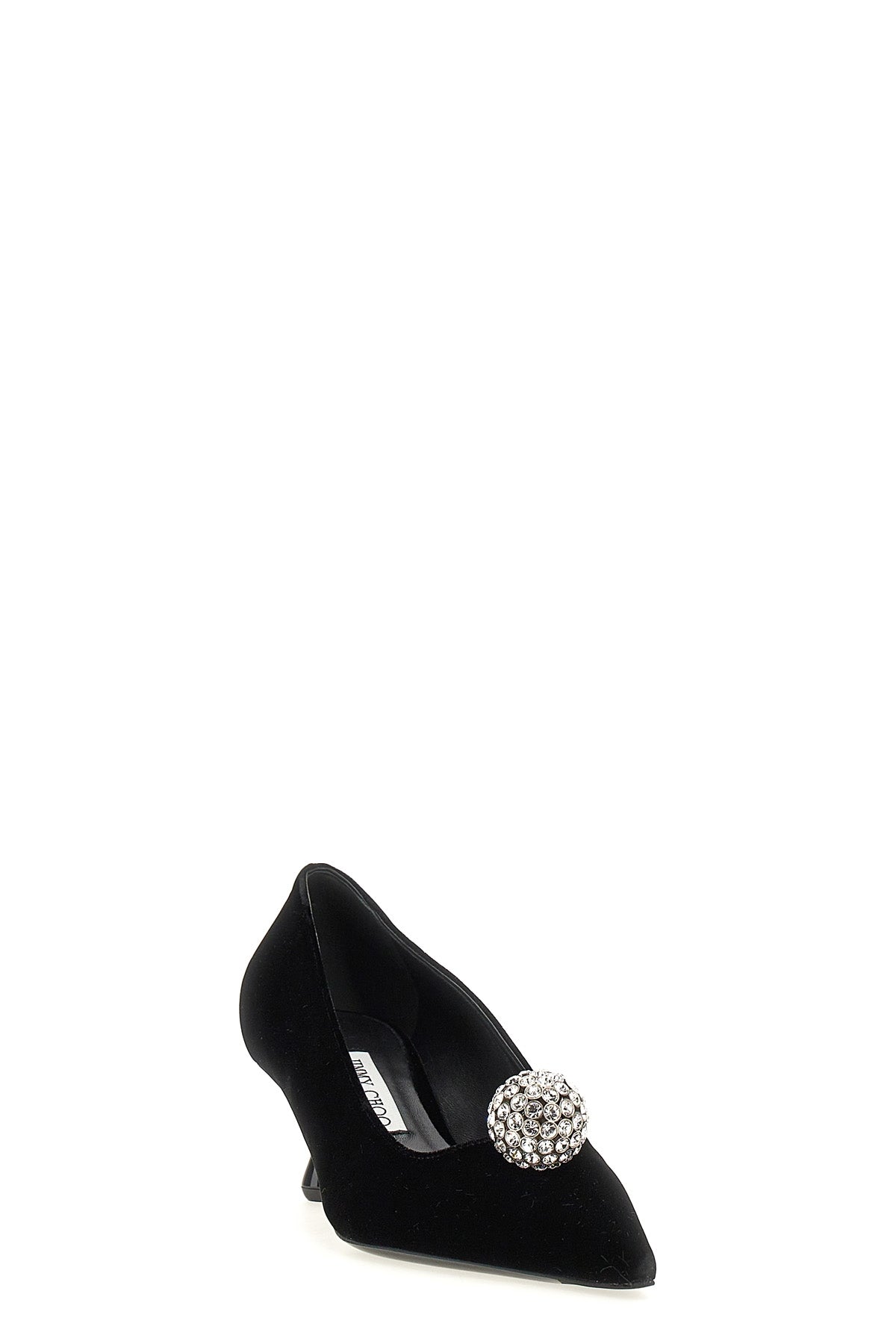 JIMMY CHOO 34.5 orb pump 50 velvet pumps