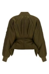 the balmain bomber jacket reinterprets the codes of outerwear through a purely s