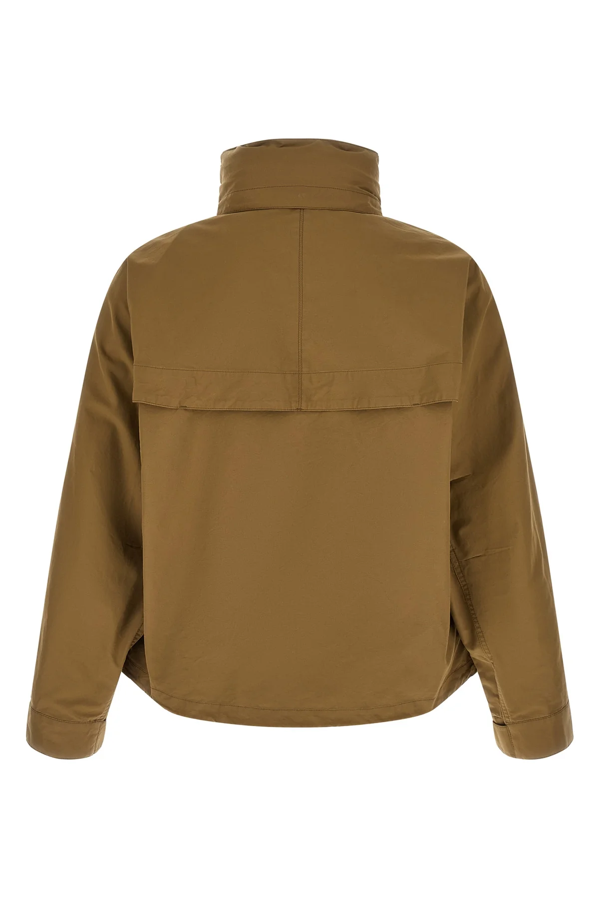 short rain parka in lightweight technical cotton water-repellent fan®