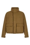 short rain parka in lightweight technical cotton water-repellent fan®