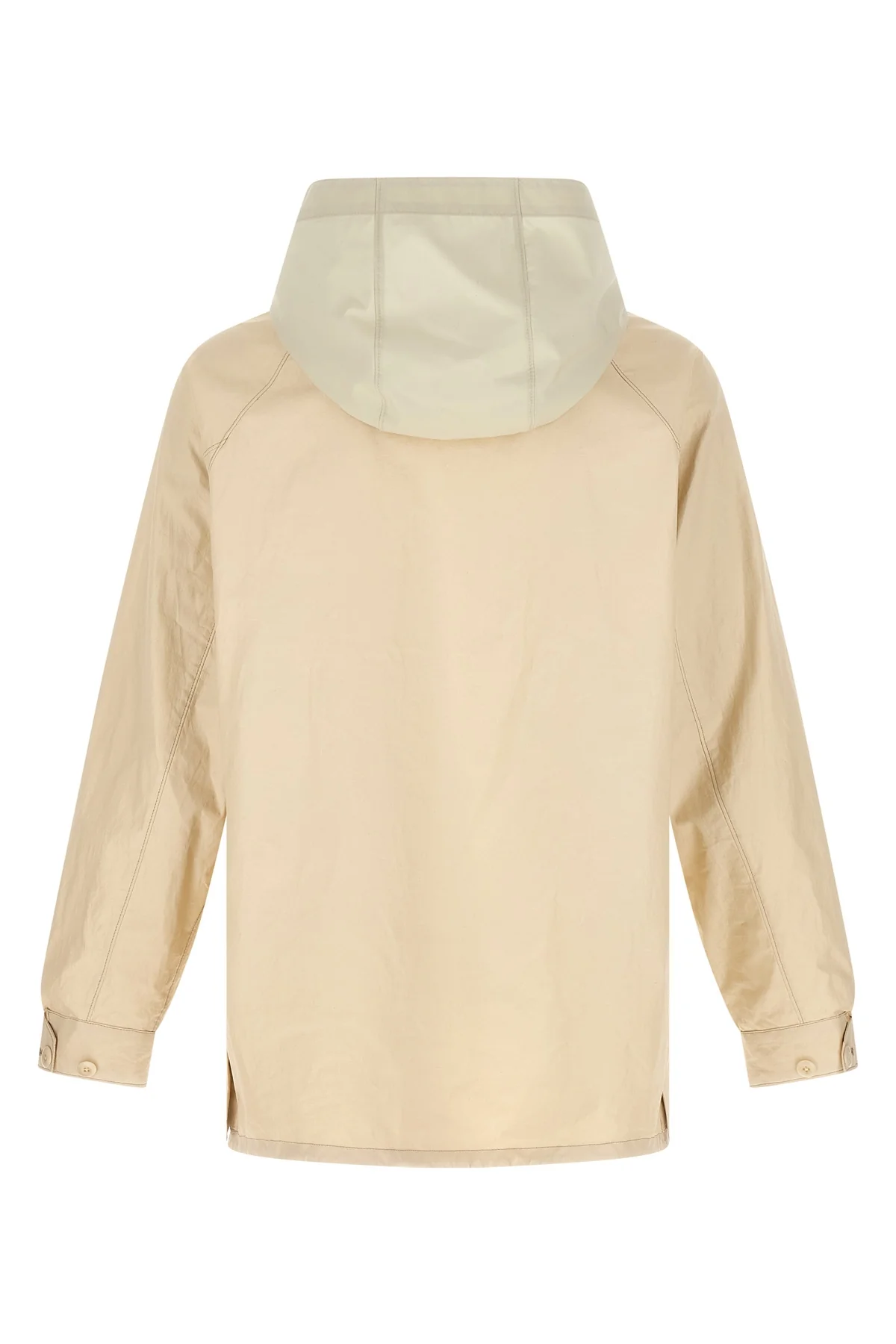 waterproof jacket in coated technical linen