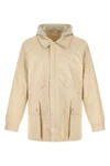 waterproof jacket in coated technical linen