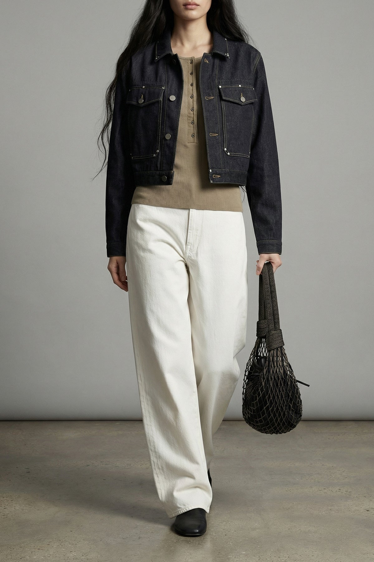 LEMAIRE 38 heavy denim blouson