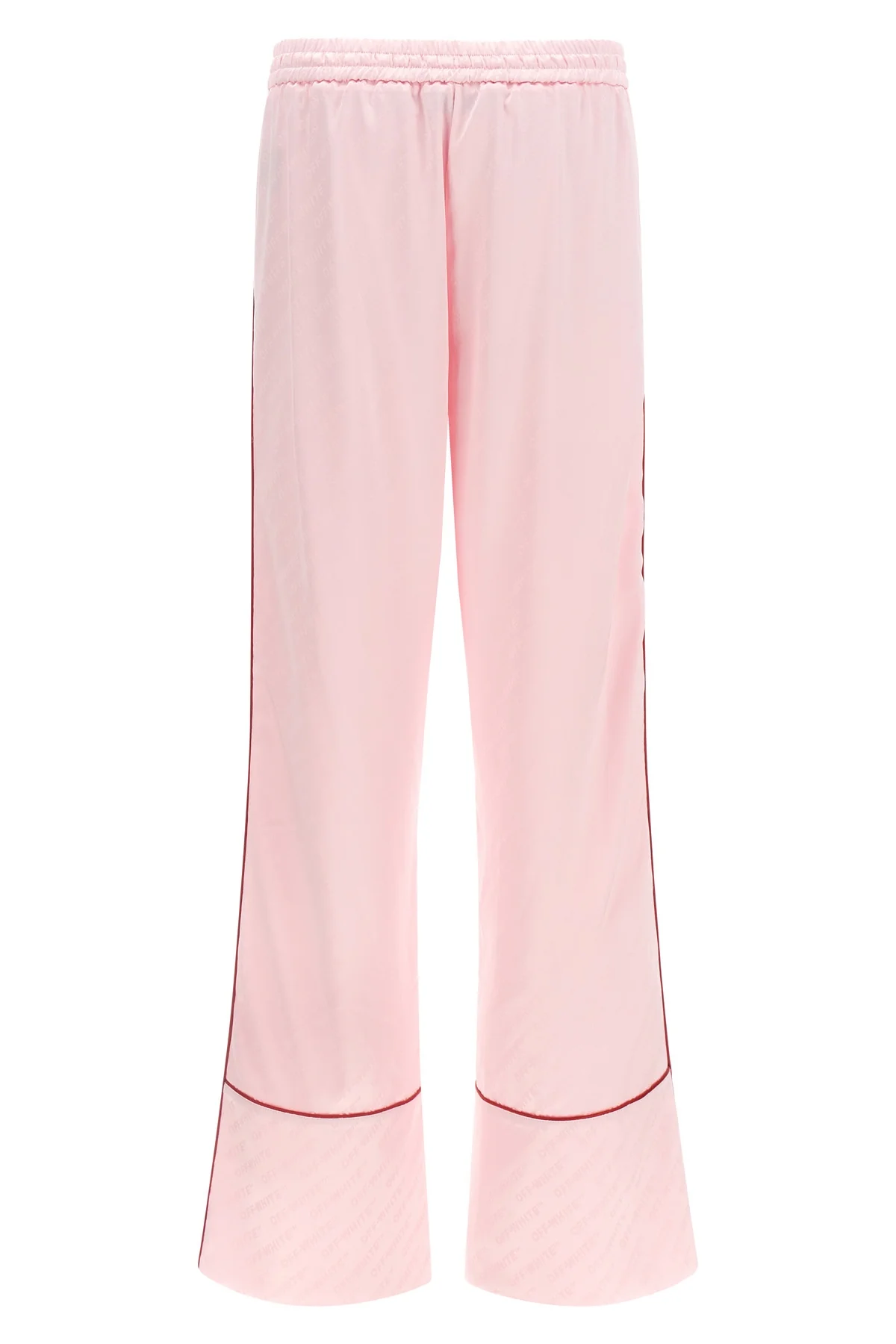 all jacquard satin pajama over logo jacquard satin trousers