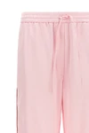 all jacquard satin pajama over logo jacquard satin trousers