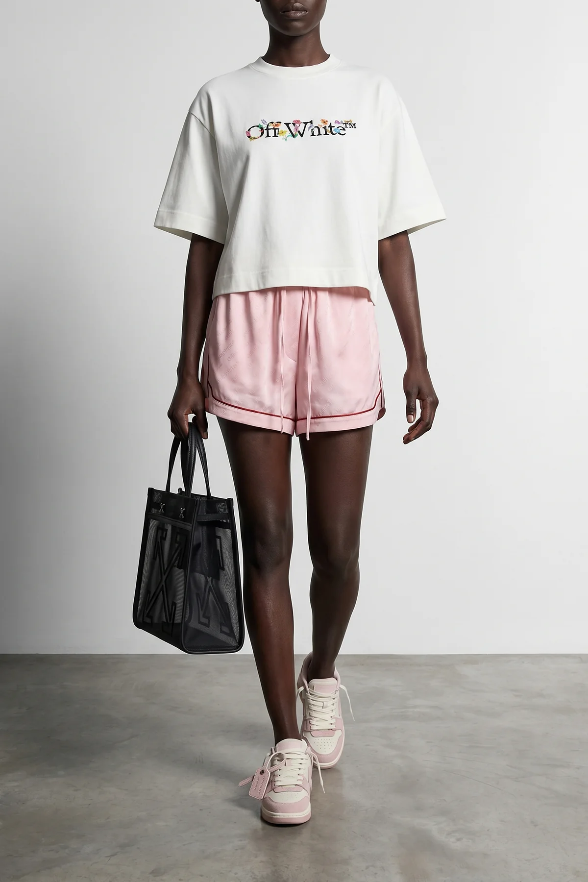 jacquard satin pajama shorts in jacquard satin