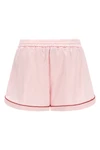jacquard satin pajama shorts in jacquard satin