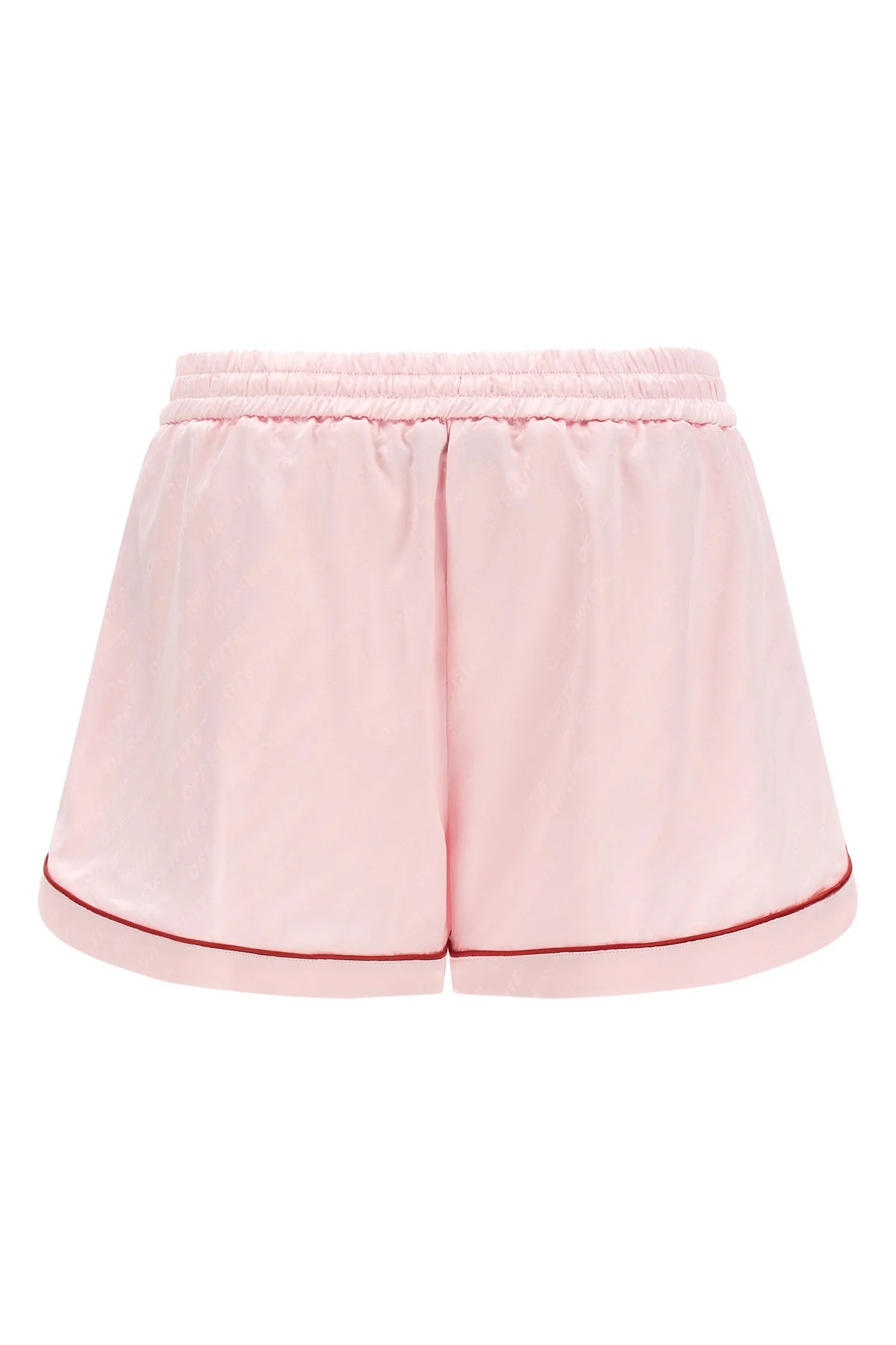 jacquard satin pajama shorts in jacquard satin