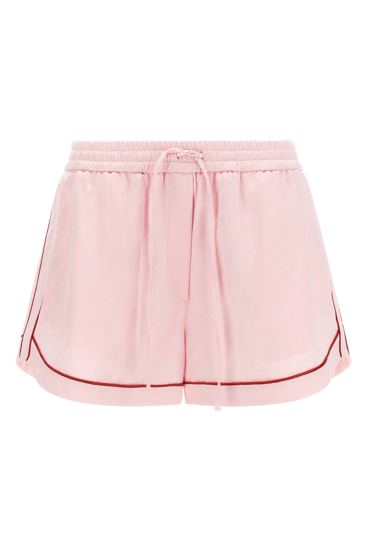 OFF-WHITE 38 jacquard satin pajama shorts in jacquard satin
