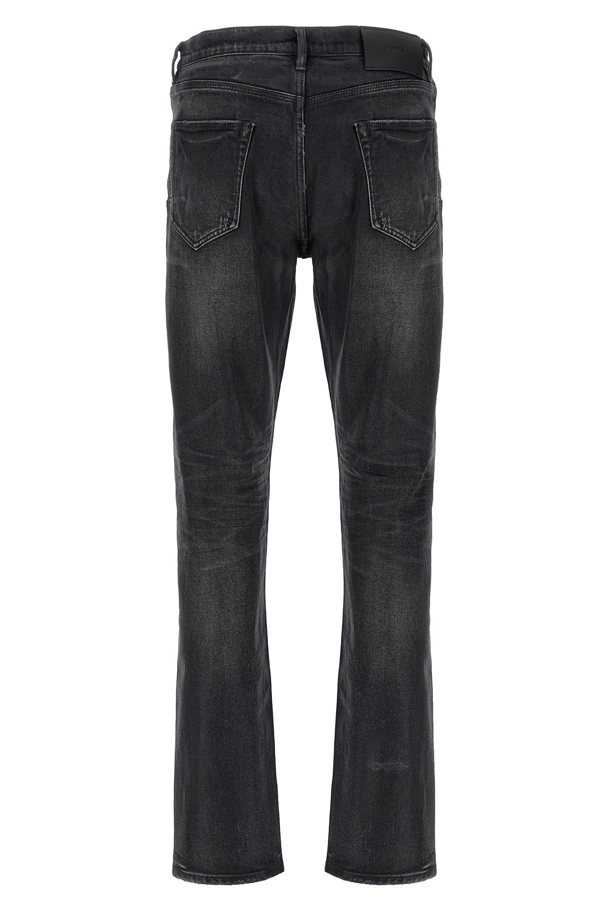 p005 double dip coated coated delavé cotton denim jeans