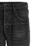 p005 double dip coated coated delavé cotton denim jeans