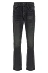 p005 double dip coated coated delavé cotton denim jeans