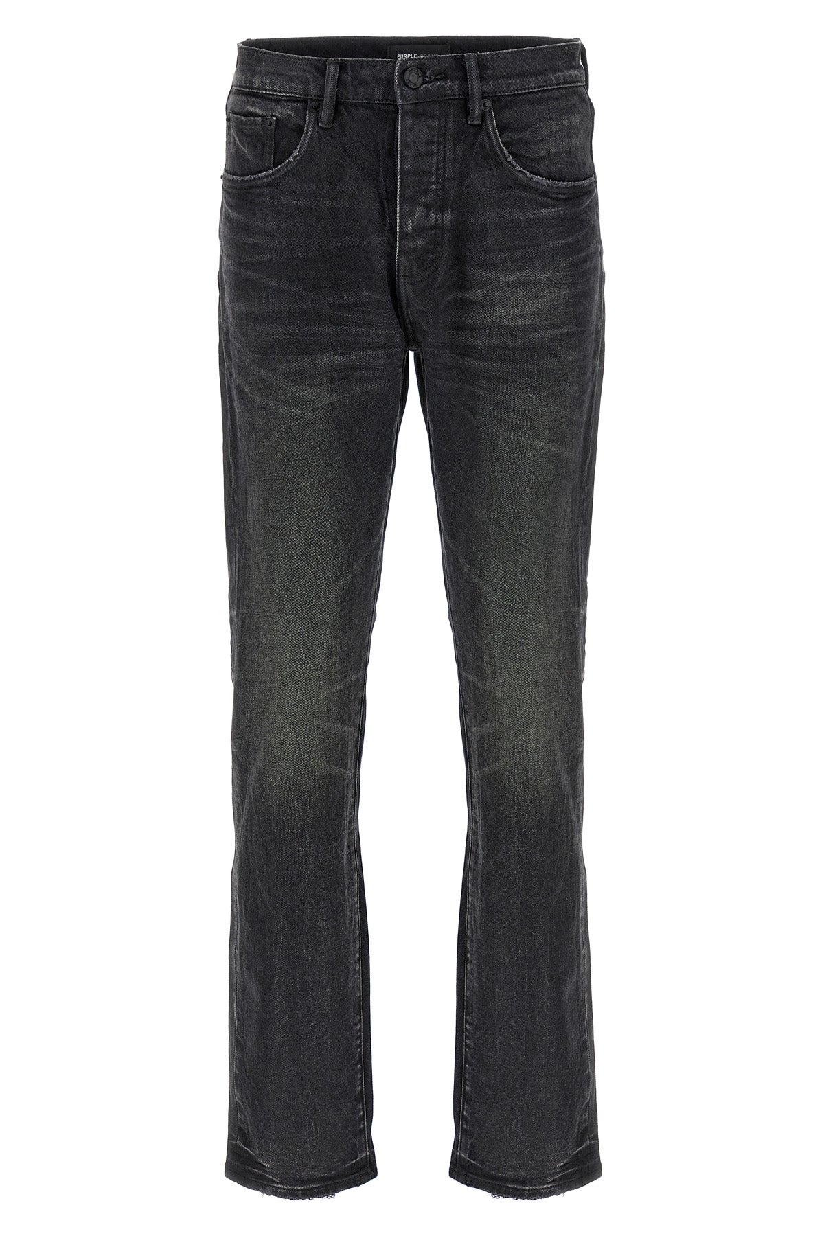 p005 double dip coated coated delavé cotton denim jeans