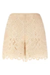 the elie saab shorts feature a tailored construction defined by structured volum