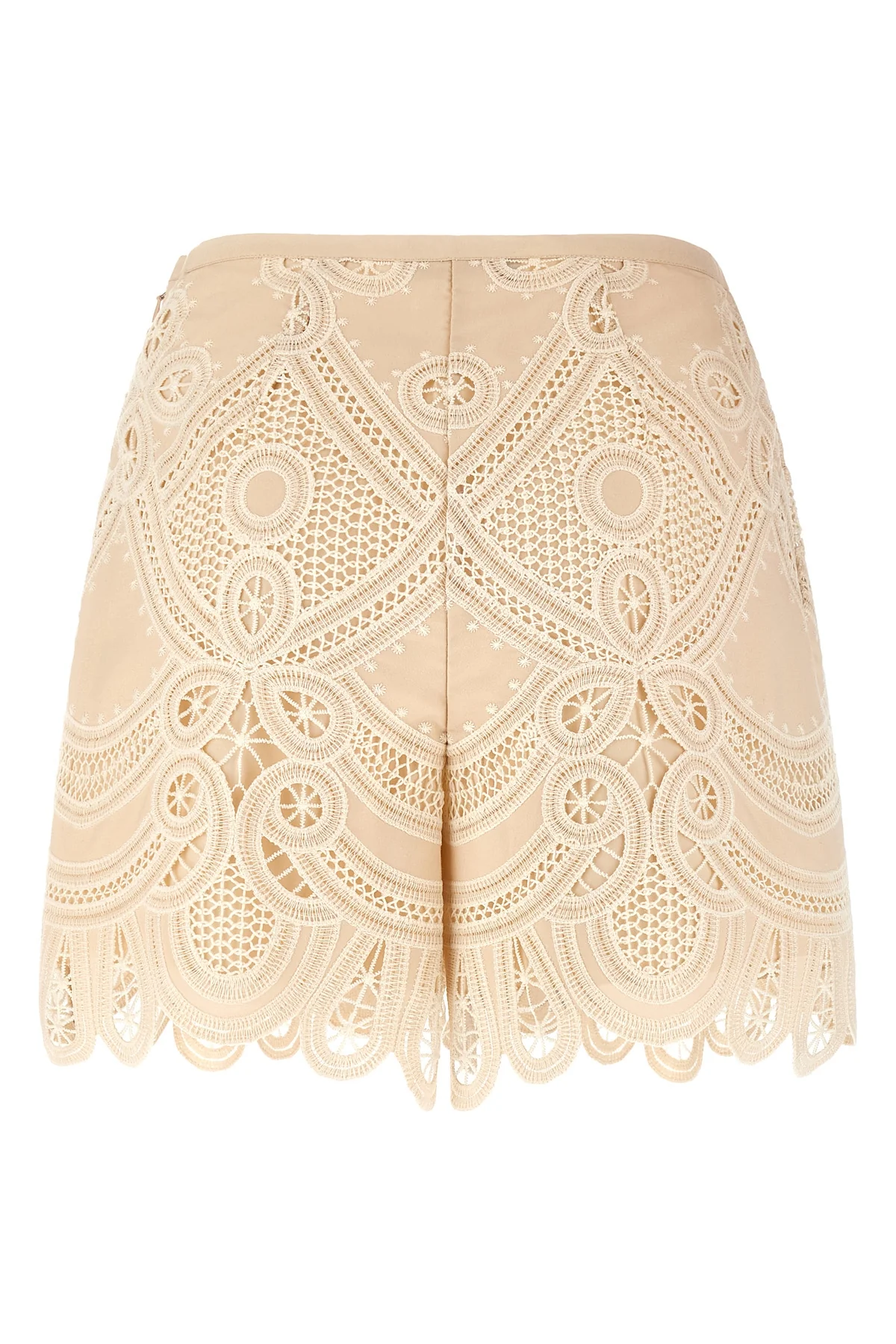 the elie saab shorts feature a tailored construction defined by structured volum