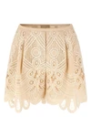 the elie saab shorts feature a tailored construction defined by structured volum