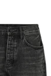 p059 kamari bermuda shorts in used-effect garment-dyed cotton denim