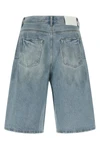p070 vintage dust bowl bermuda shorts in used-effect cotton denim