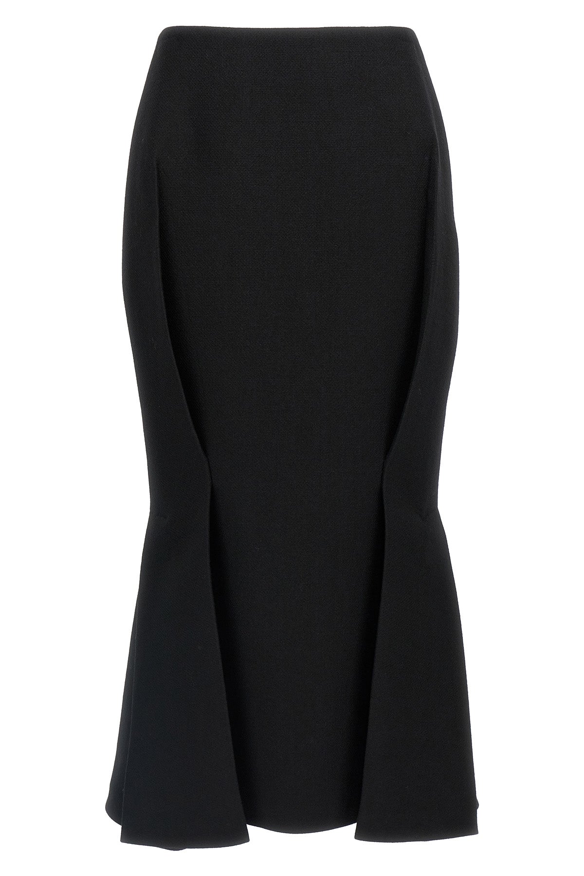 PRADA 40 stuoia old wool skirt