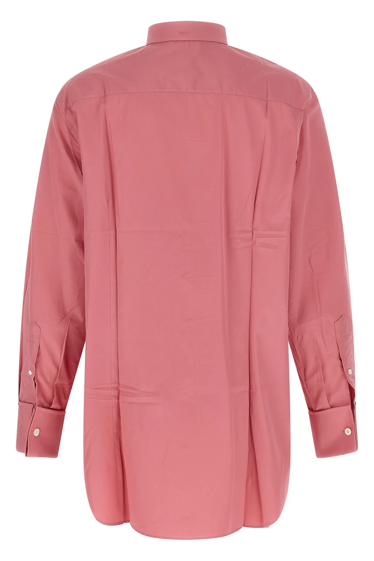 PRADA 36 the prada cotton poplin shirt redefines the codes of classic tailoring through r