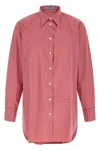 the prada cotton poplin shirt redefines the codes of classic tailoring through r