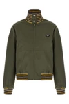 poplin bomber jacket
