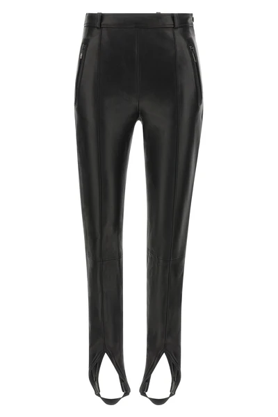 balmains fuseau leggings redefine urban elegance through impeccable tailoring