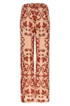 elena all-over braque geometry print silk twill pants