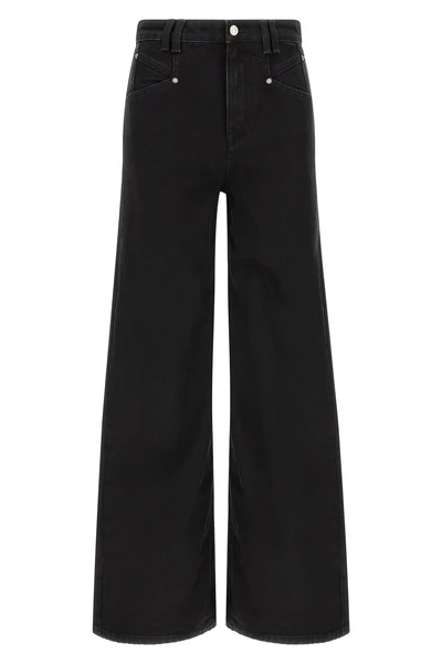 lemony-gz marant etoile jeans define a contemporary silhouette through a precise