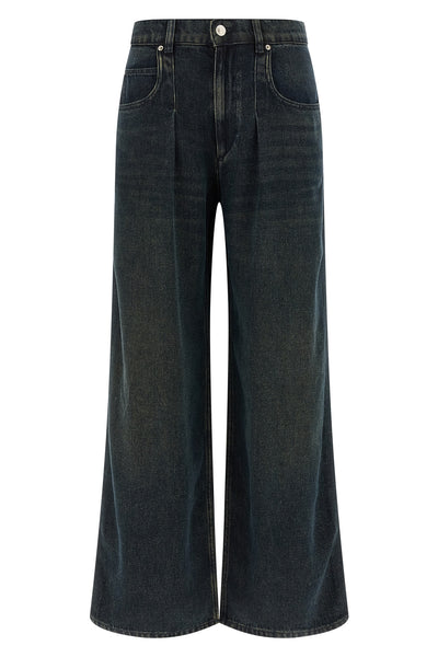 rodayna stone-washed cotton denim jeans