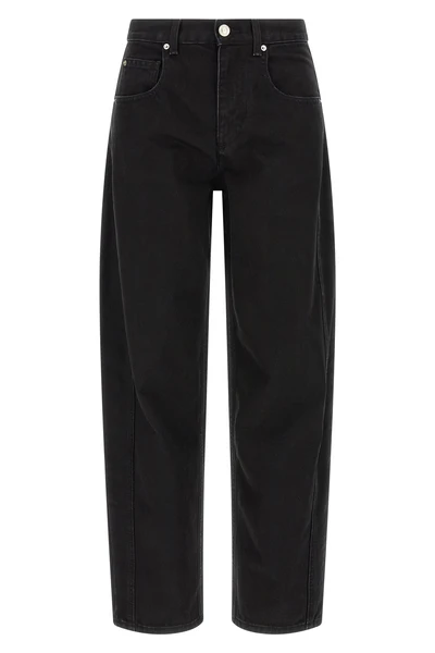 marant etoile oriane jeans redefine the volumes of everyday wardrobe through a d
