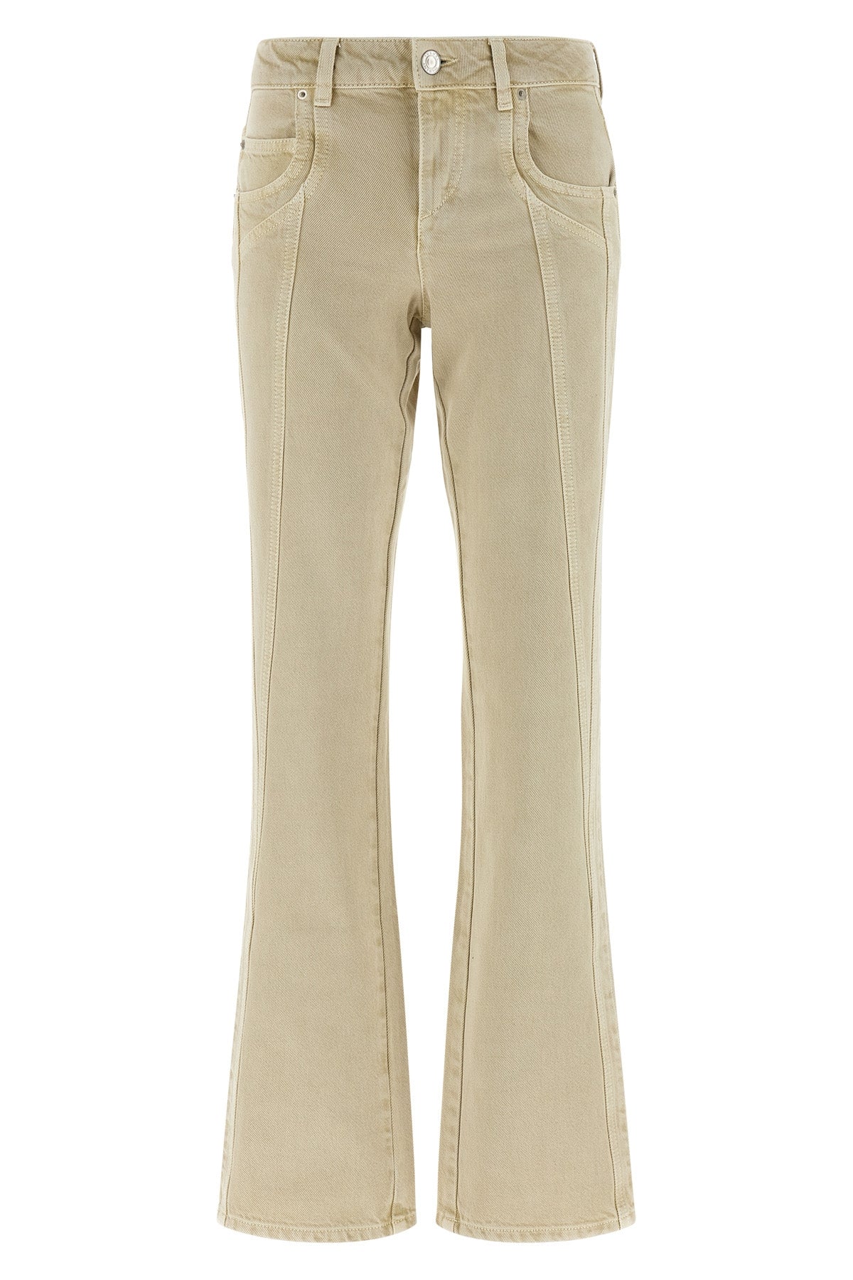 MARANT ETOILE 34 jaylis jeans in delavé cotton denim