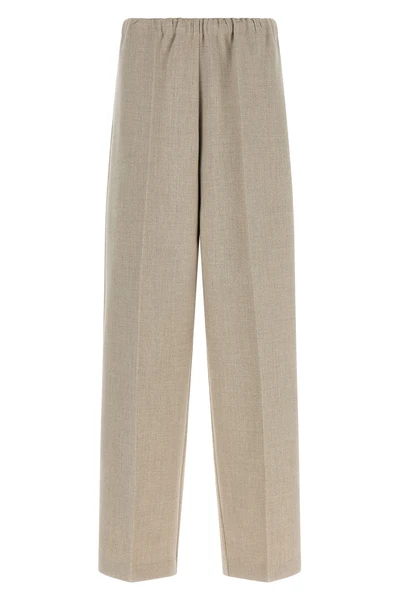 the fabiana filippi trevi trousers are distinguished by a wide and relaxed sil