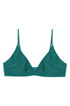 paloma bikini top in stretch lurex fabric