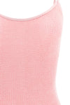the hunza g pamela one-piece swimsuit exemplifies contemporary beachwear throu
