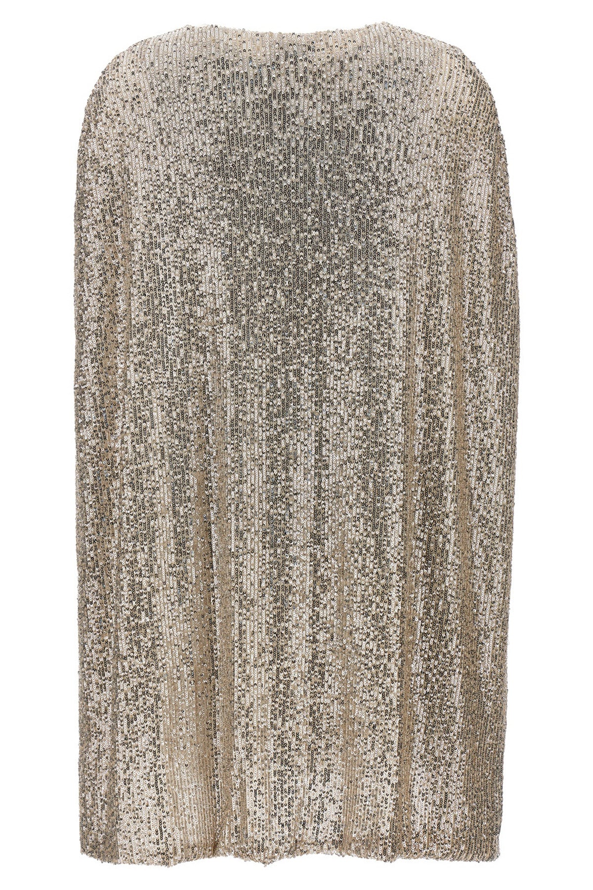 LE TWINS 42 cashmere dress in a stretch fabric withll over sequin appliqué