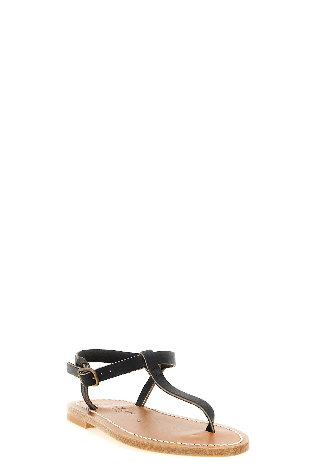 K.JACQUES SAINT TROPEZ 36 petrone leather sandals