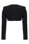 3d crystsal chain and square neck top in stretch cady