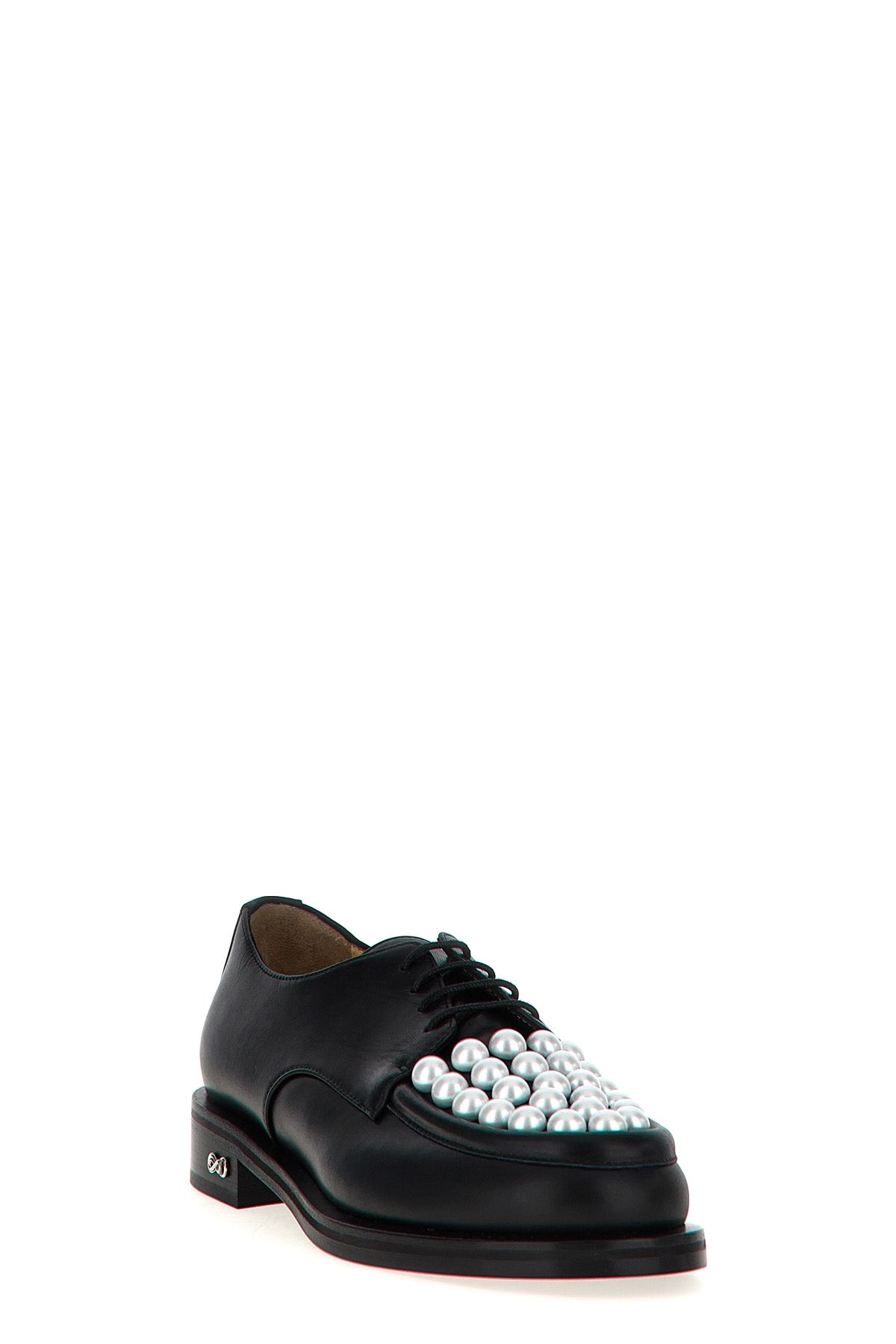 sirene leather lace-up shoes